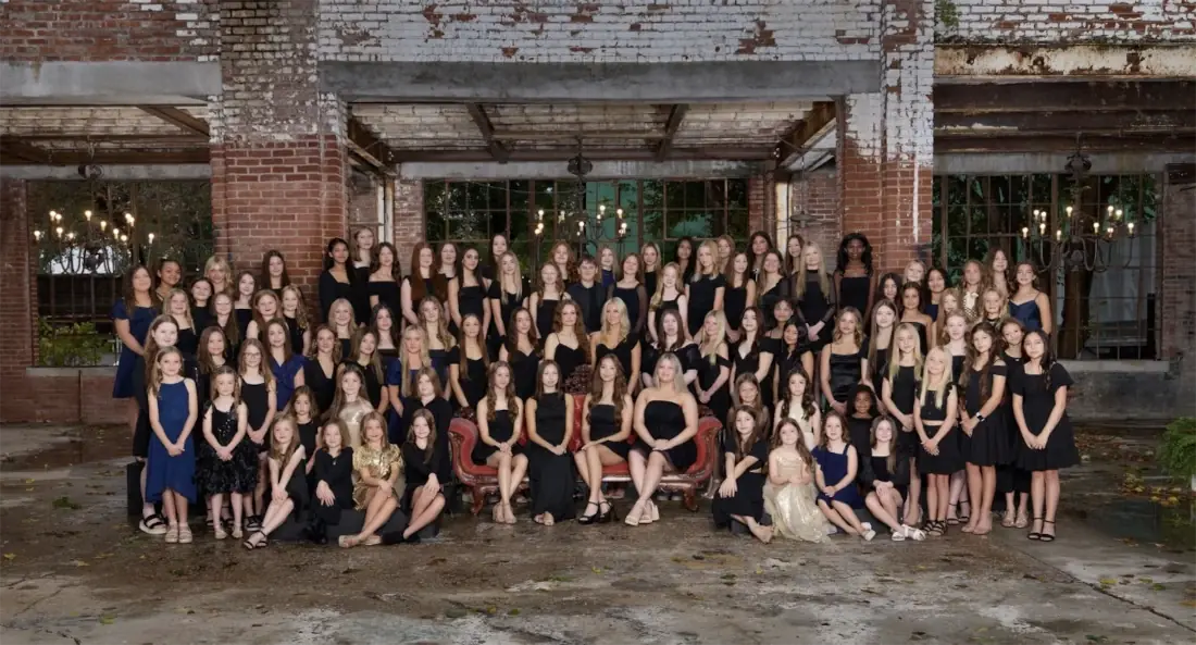 Elite Dance of Tulsa competitive company dancers performing at regional competition